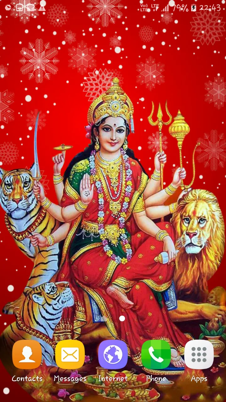 Durga Mata Live Wallpaper | Indus Appstore | Screenshot