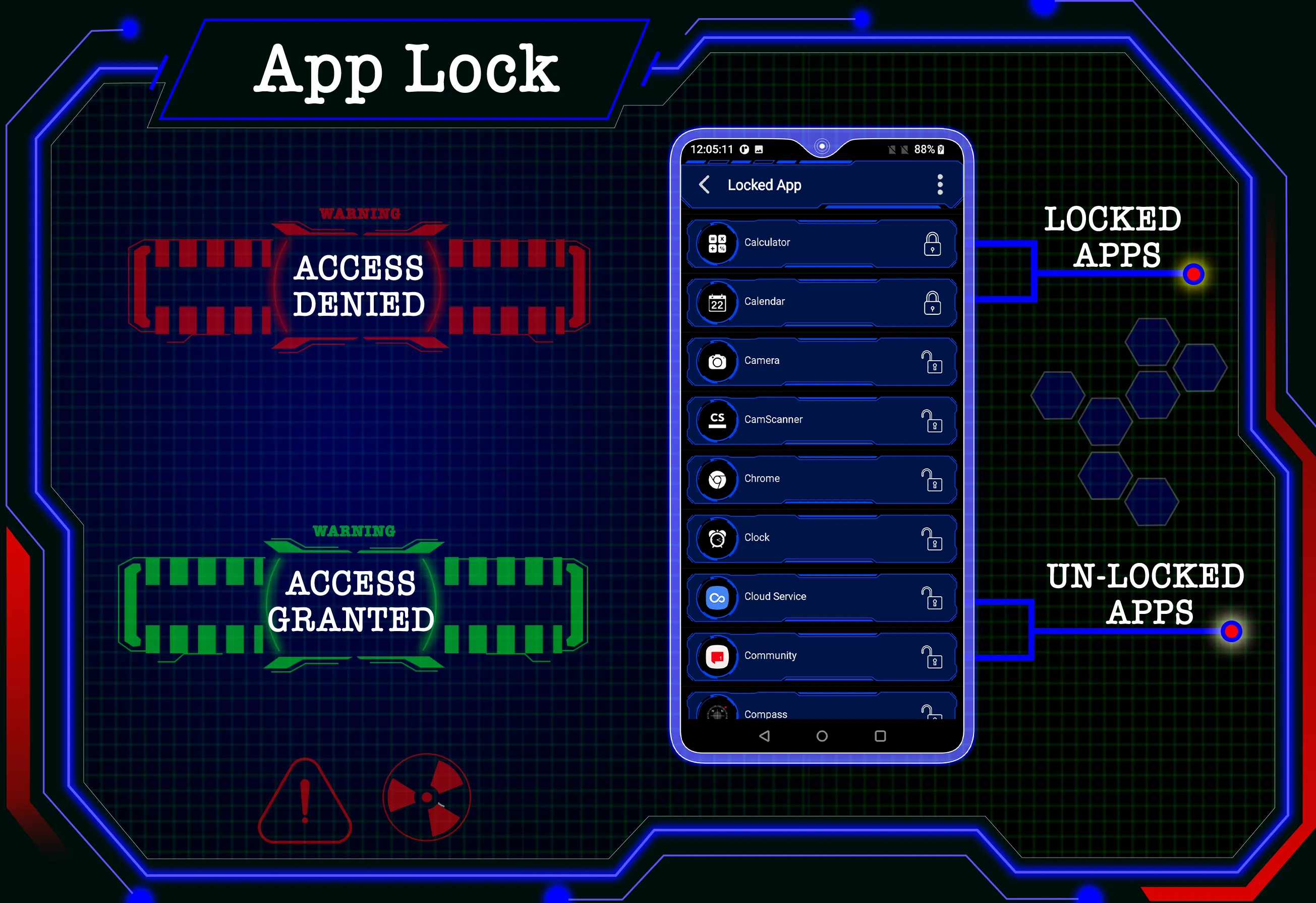 Circuit Launcher 3 - Applock | Indus Appstore | Screenshot