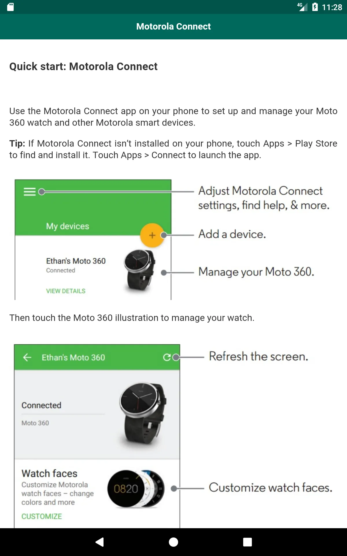 Tips for Moto 360 | Indus Appstore | Screenshot