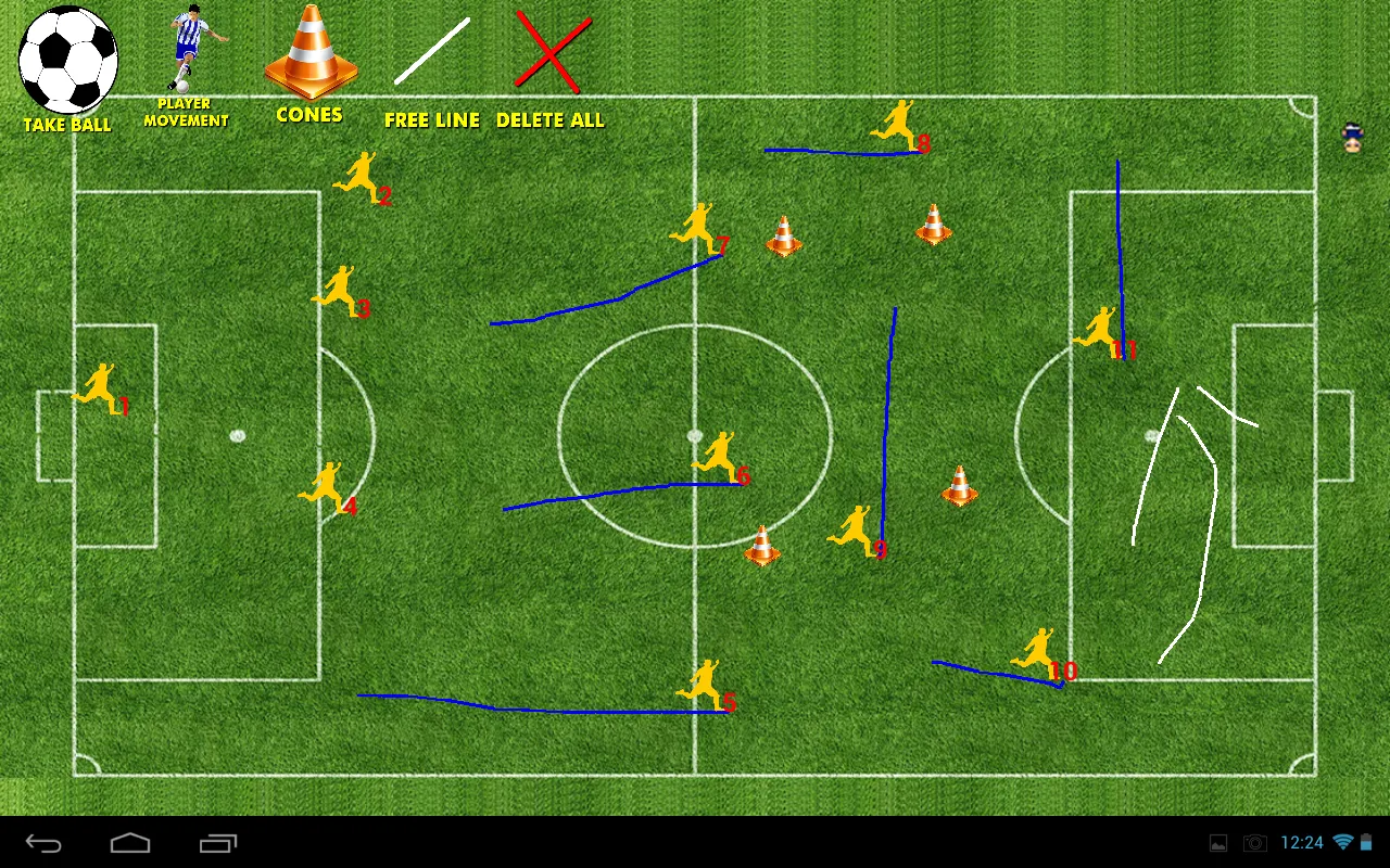 TACTICAL BOARD SOCCER | Indus Appstore | Screenshot