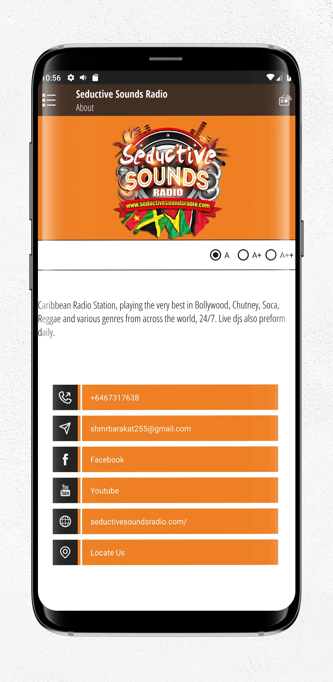 Seductive Sounds Radio | Indus Appstore | Screenshot