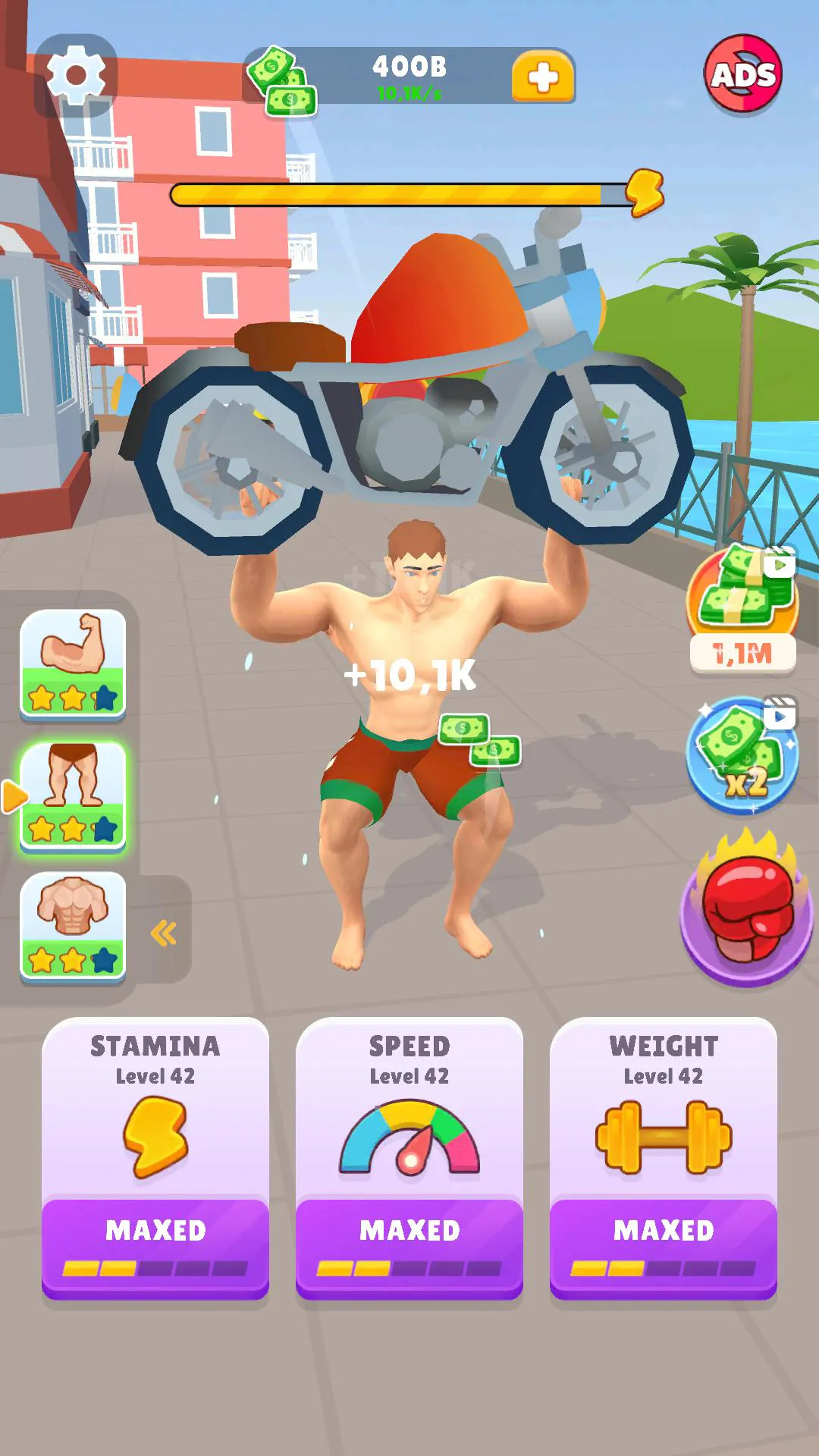 Idle Lifting Hero: Muscle Up | Indus Appstore | Screenshot