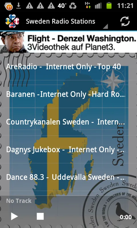 Scandinavian Radio Stations | Indus Appstore | Screenshot