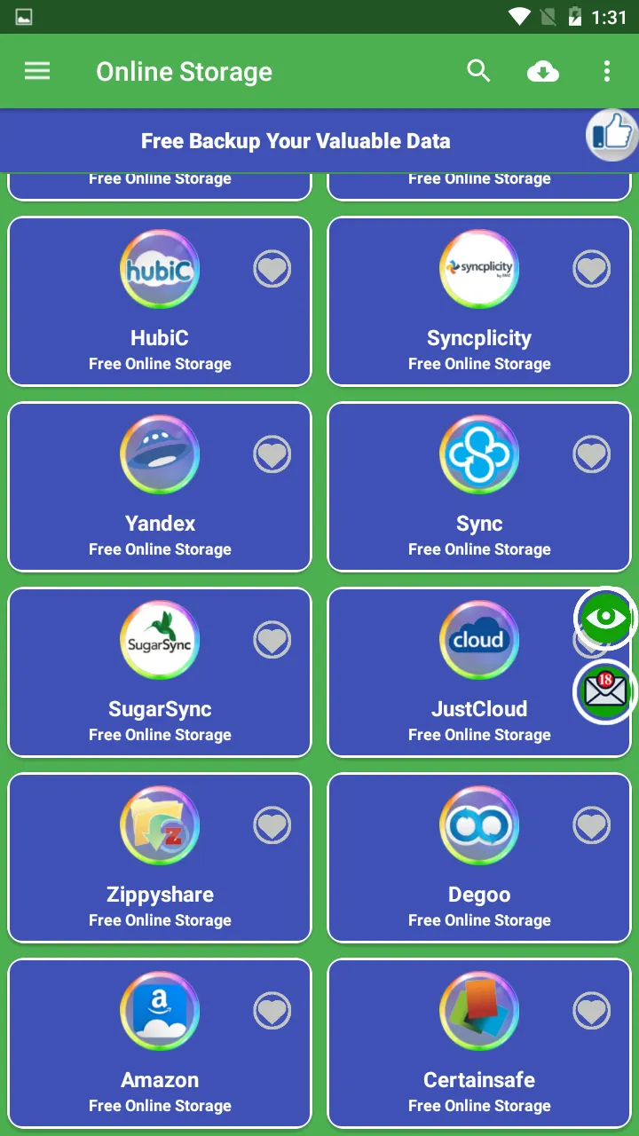 Advance Online Storage/ Backup | Indus Appstore | Screenshot