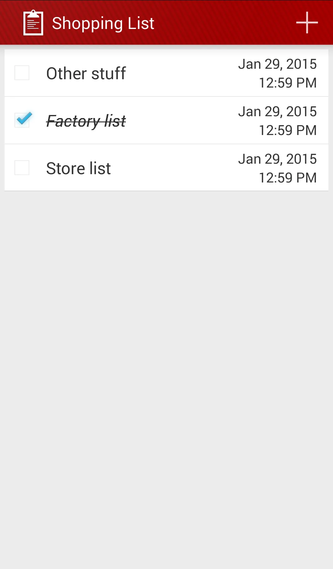 Shopping List | Indus Appstore | Screenshot