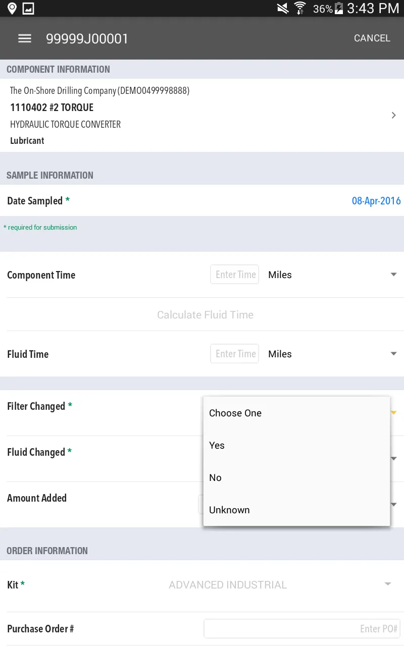 HORIZON Fluid Analysis Results | Indus Appstore | Screenshot