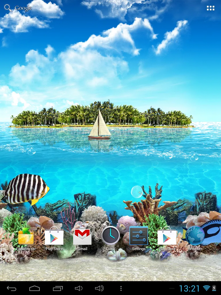 Tropical Ocean Wallpaper Lite | Indus Appstore | Screenshot