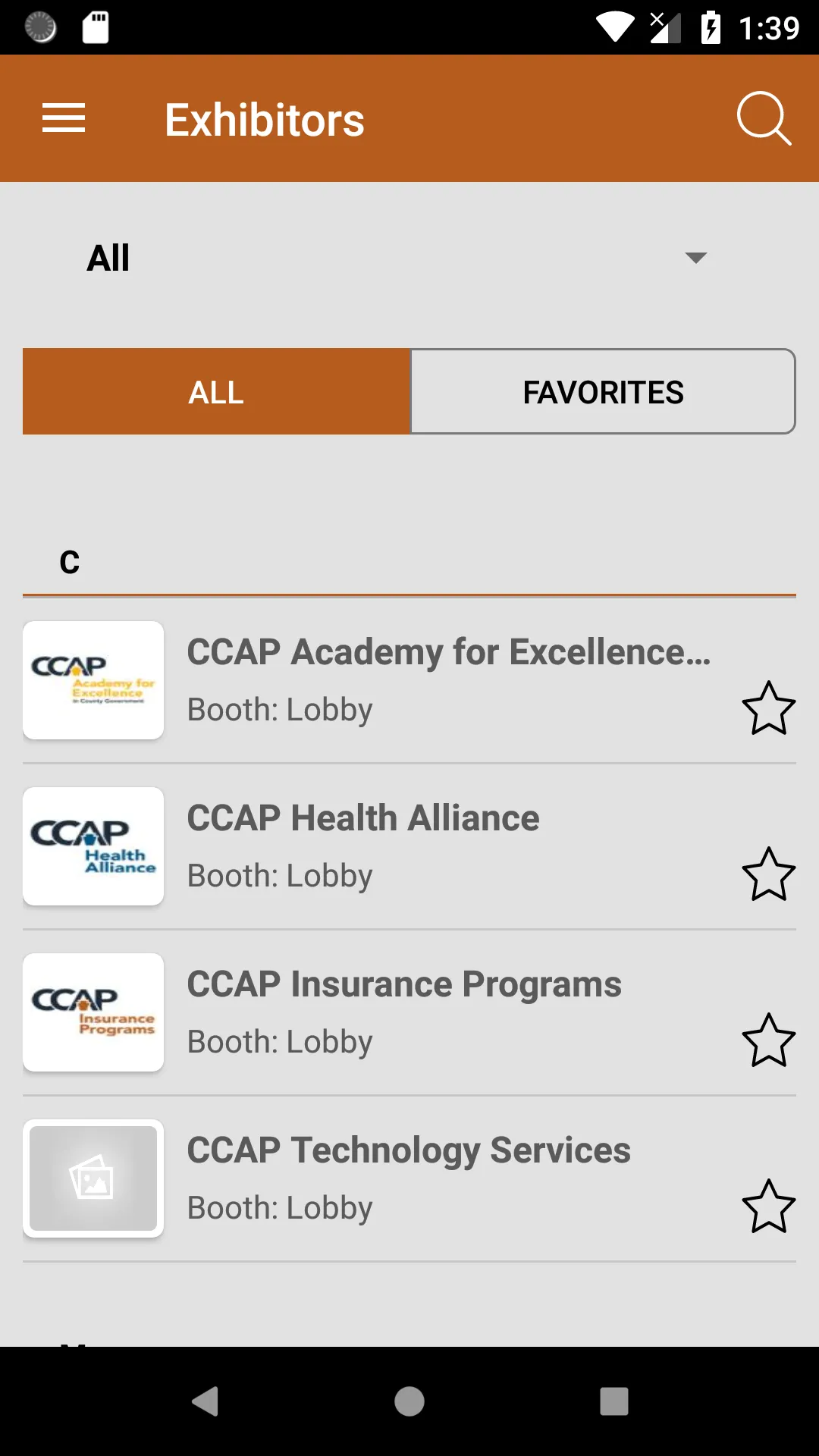 CCAP Events | Indus Appstore | Screenshot