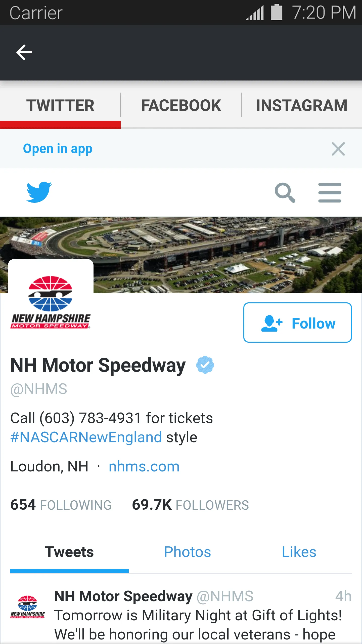 New Hampshire Motor Speedway | Indus Appstore | Screenshot