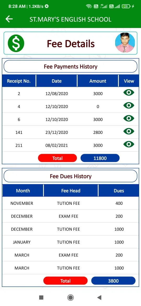 St Mary's English School Kator | Indus Appstore | Screenshot