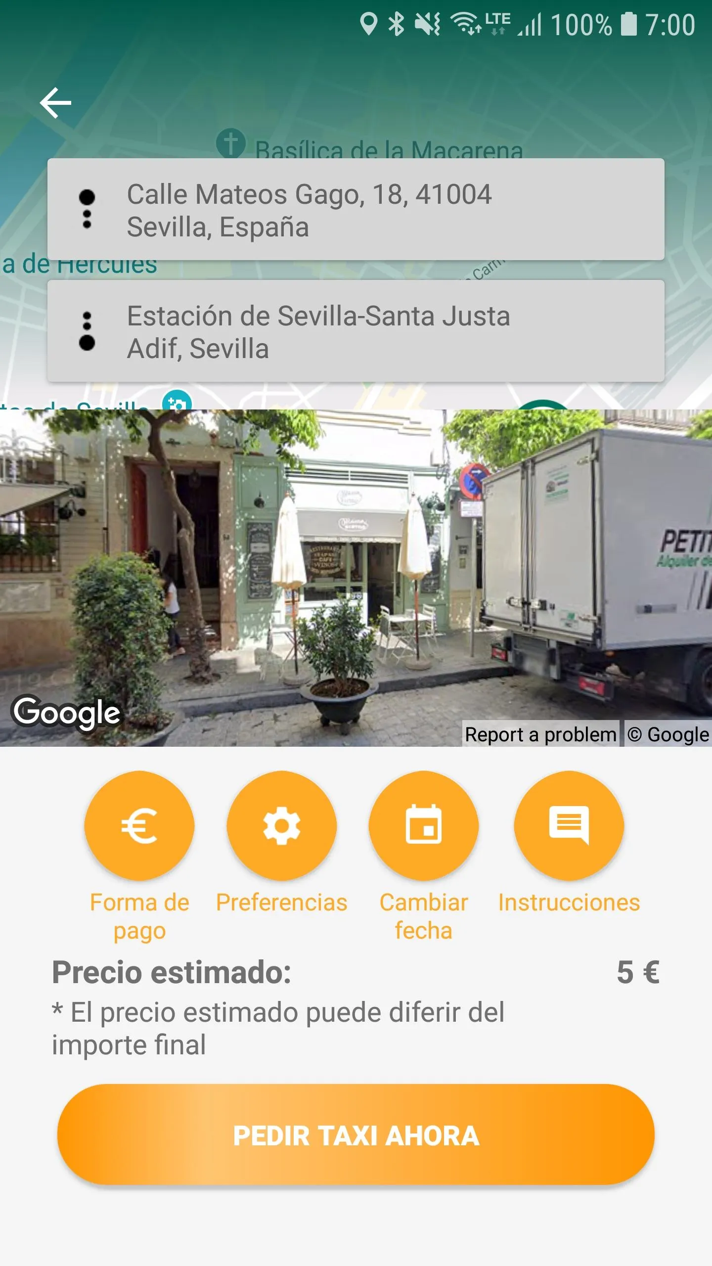 1Taxi! - Pide y reserva taxis | Indus Appstore | Screenshot