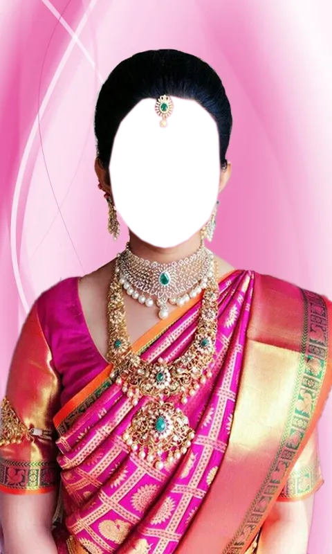 Women Bridal Saree PhotoEditor | Indus Appstore | Screenshot