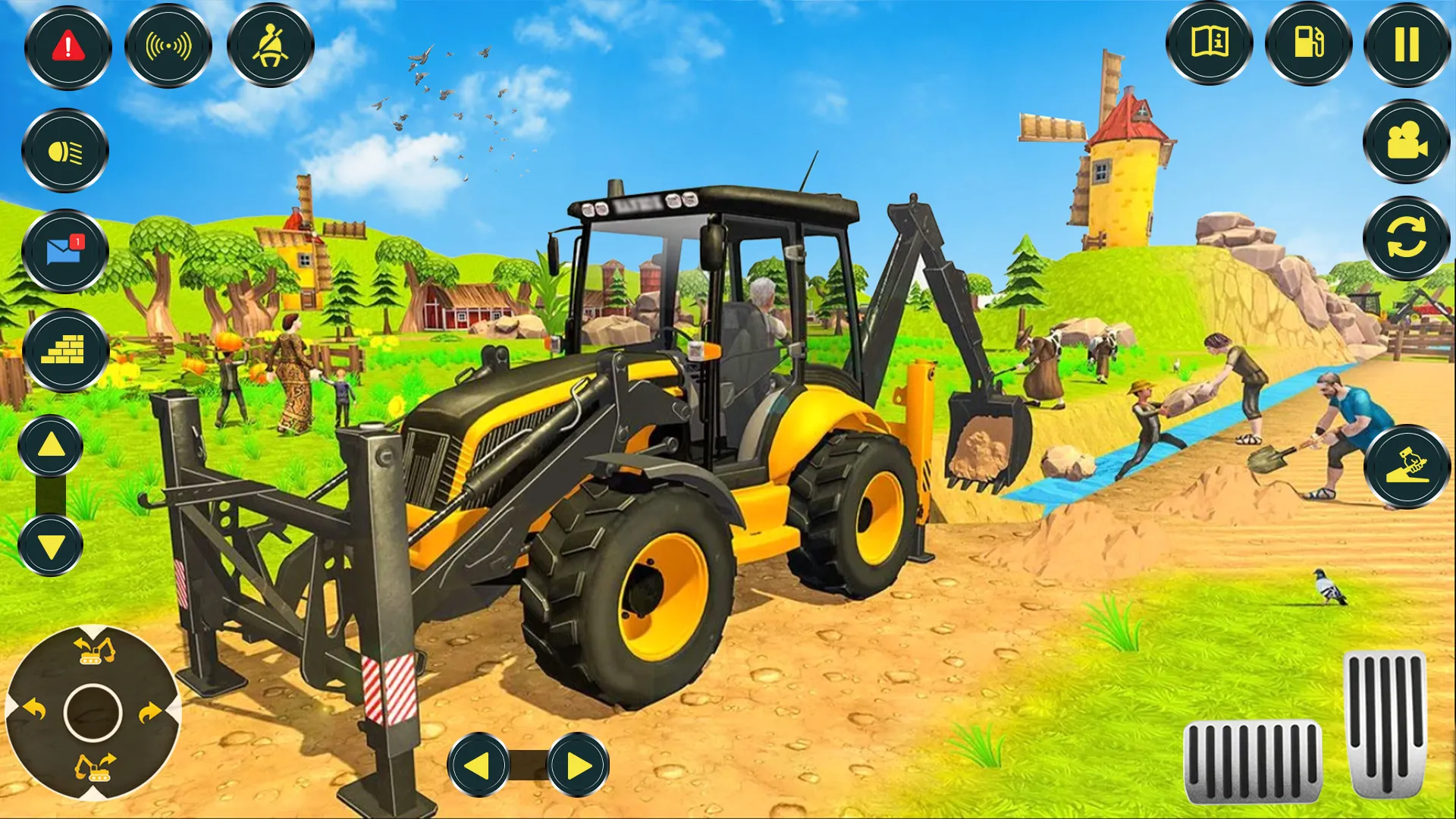 Village Excavator JCB Games | Indus Appstore | Screenshot