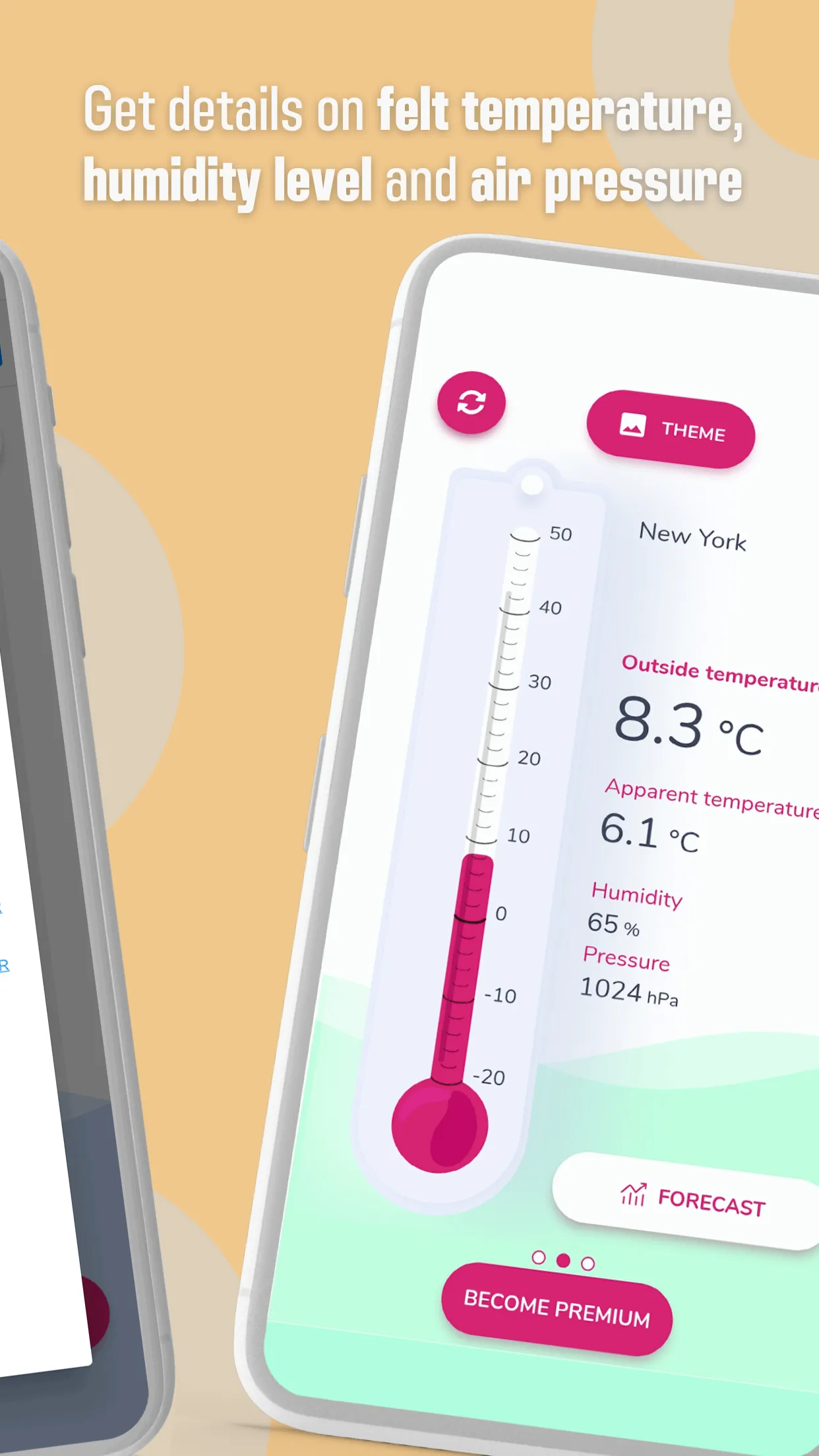 Indoor/Outdoor Thermometer | Indus Appstore | Screenshot