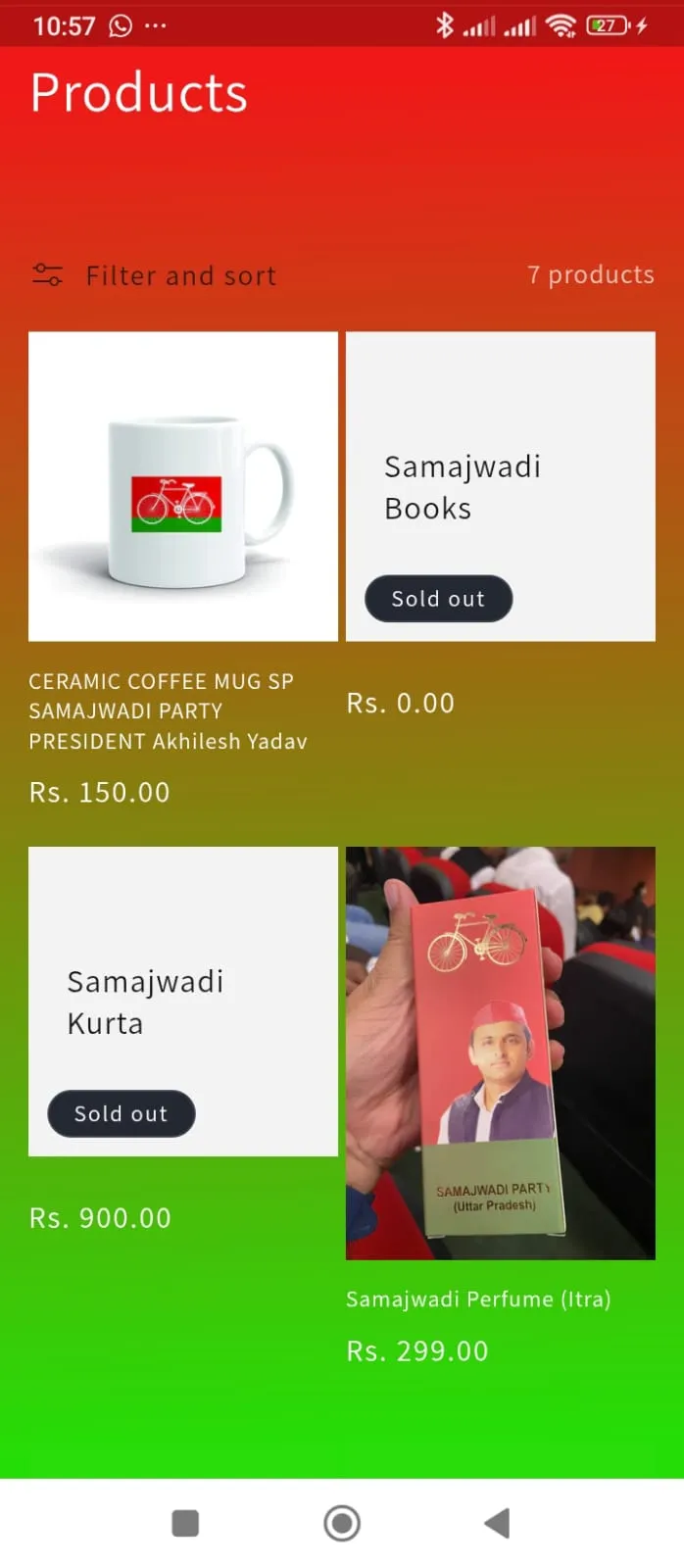 Samajwadi Store | Indus Appstore | Screenshot