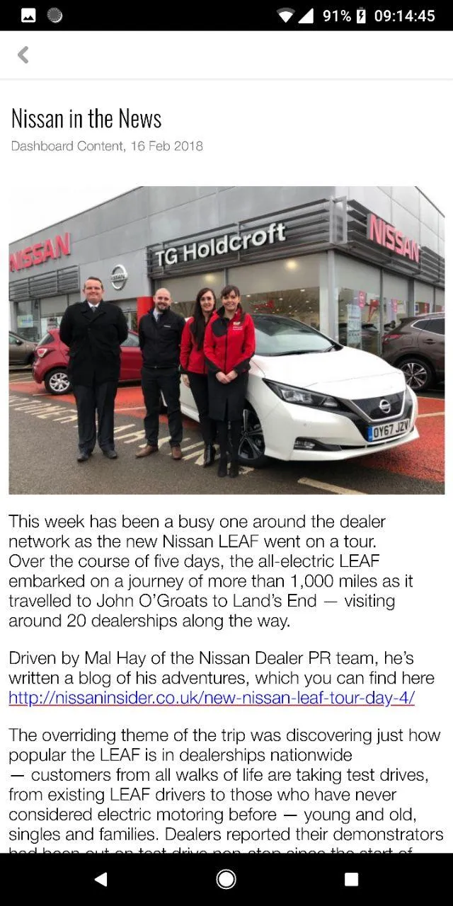 Nissan Insider | Indus Appstore | Screenshot