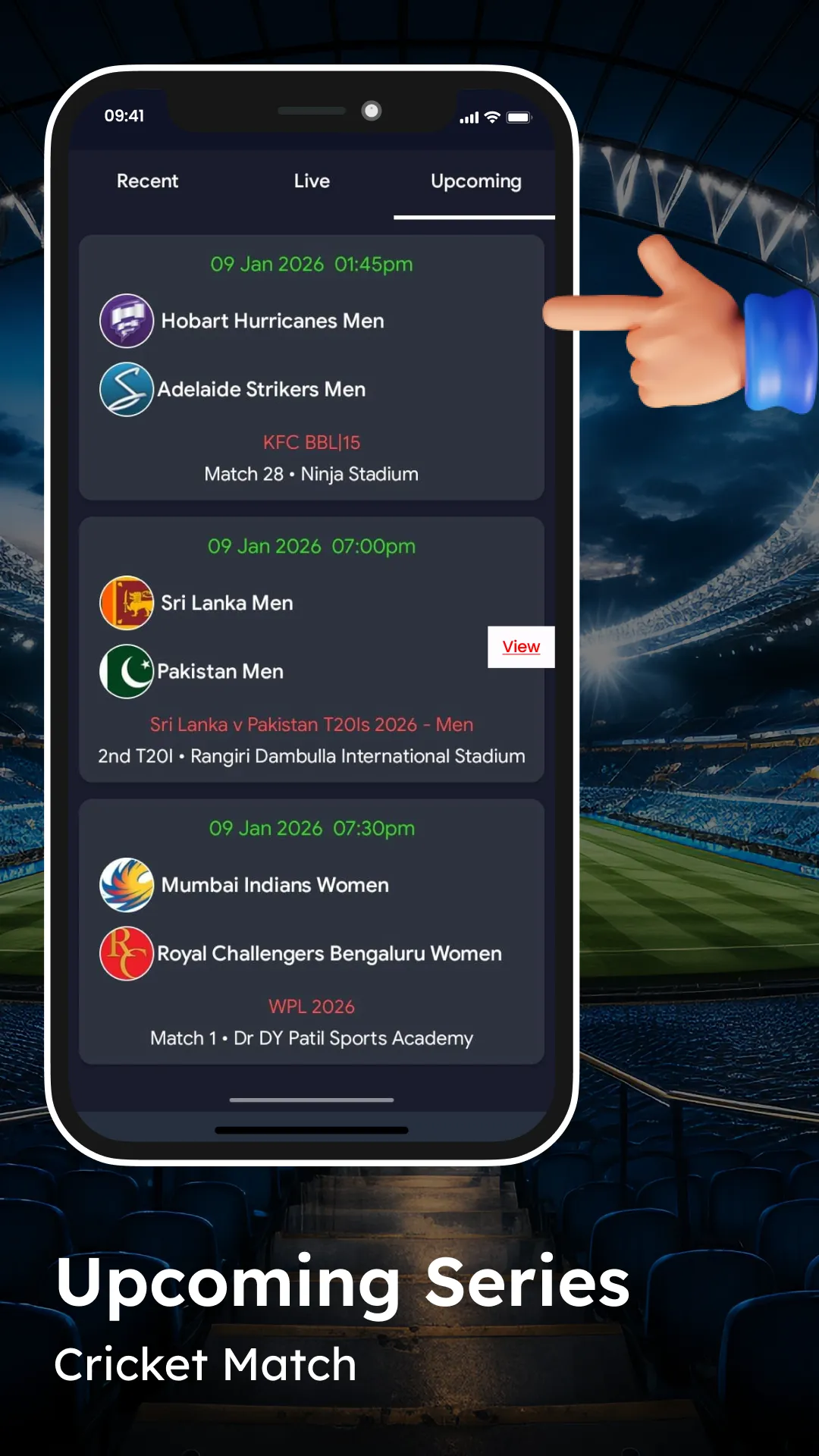 Live Cricket TV HD Streaming | Indus Appstore | Screenshot