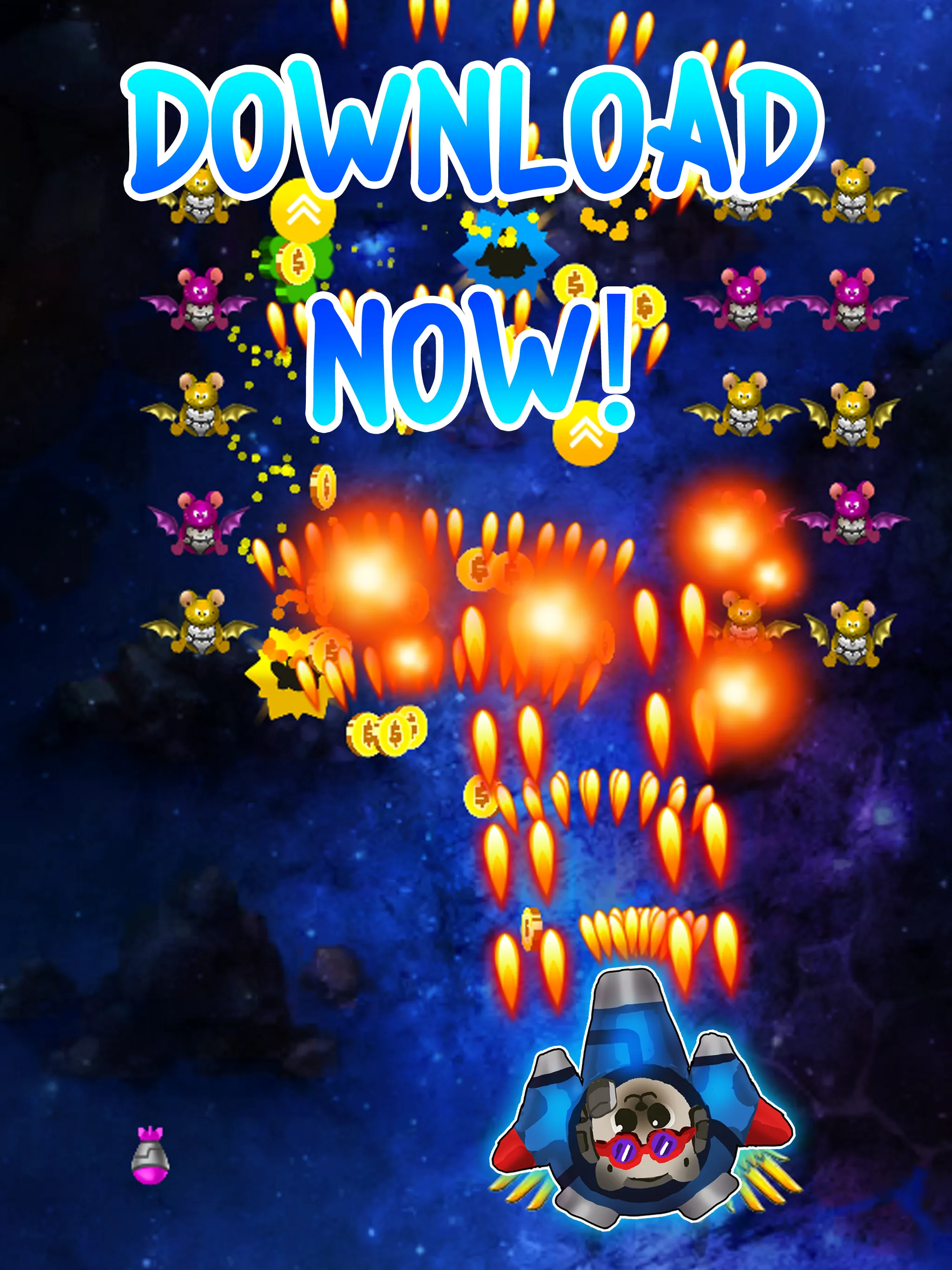 Cat Invader Galaxy Shooter | Indus Appstore | Screenshot