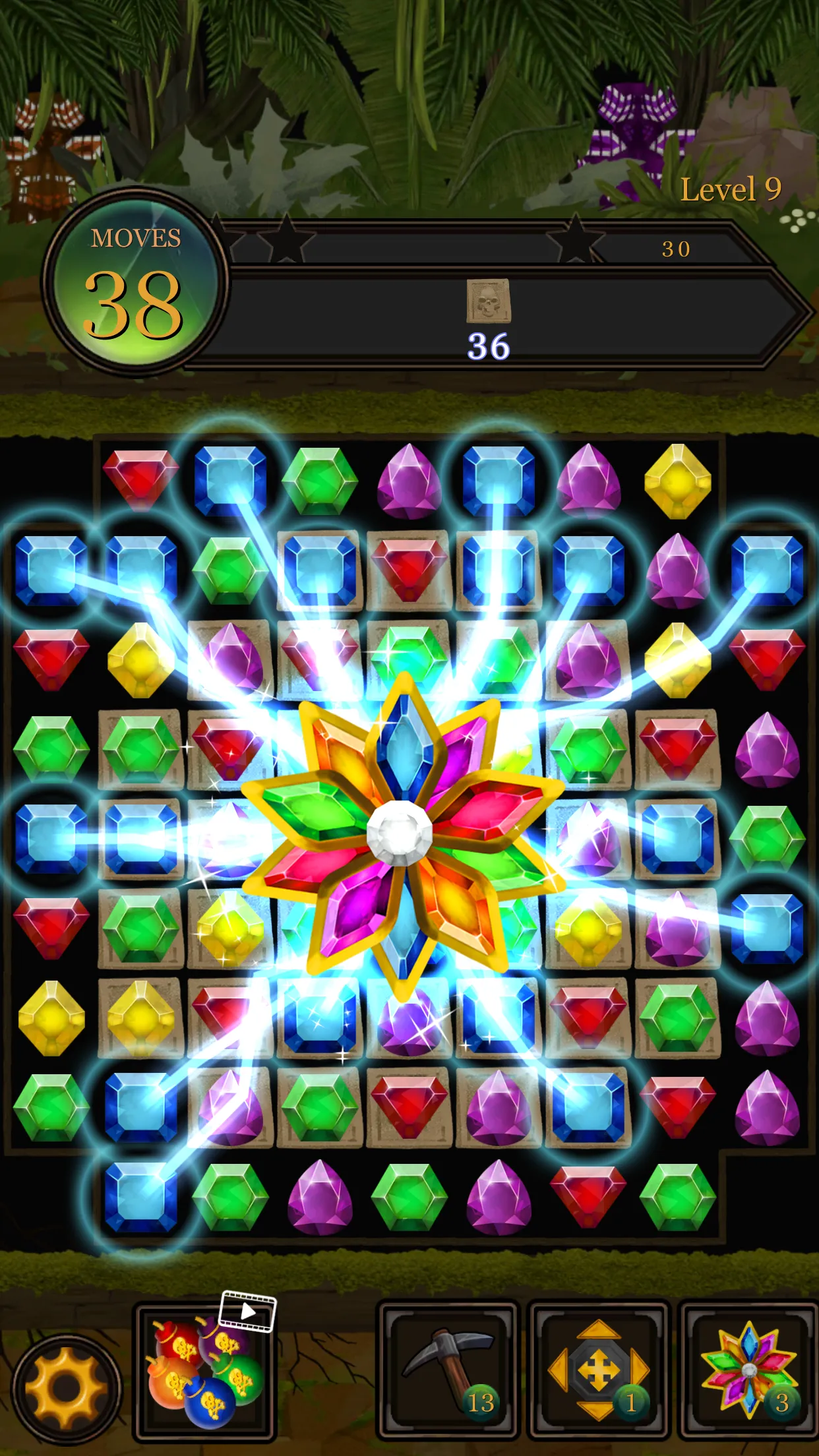 Secret Jungle - Match 3 Jewels | Indus Appstore | Screenshot