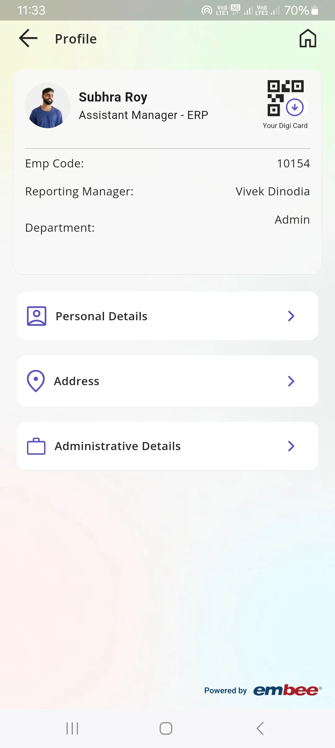 Octane HCM App | Indus Appstore | Screenshot