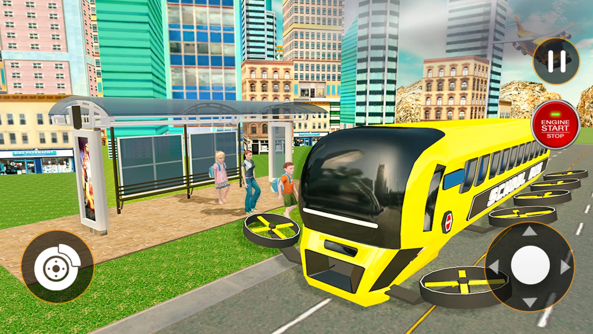 Flying City Bus Simulator 2024 | Indus Appstore | Screenshot