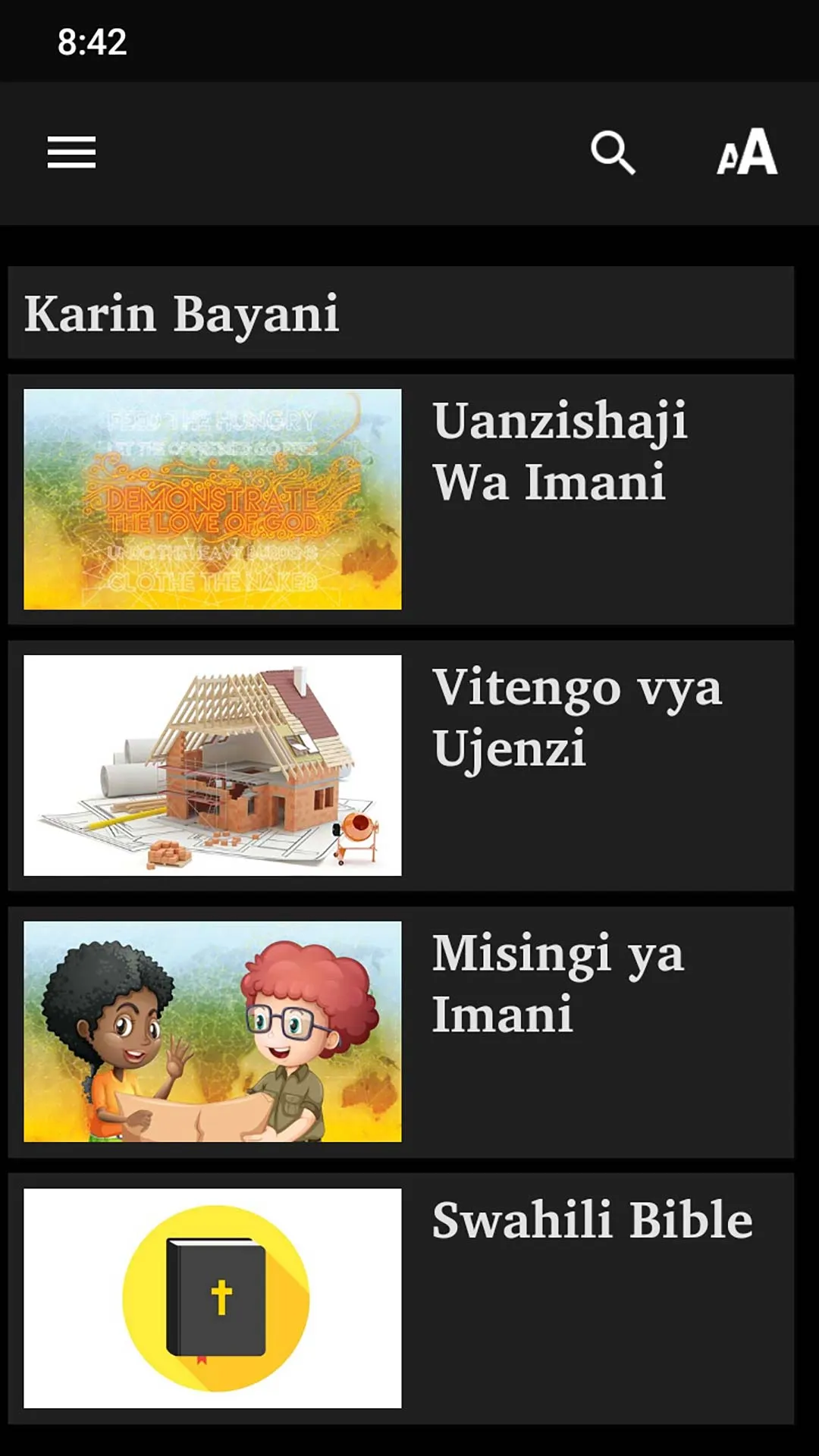 Is58MTi Swahili | Indus Appstore | Screenshot