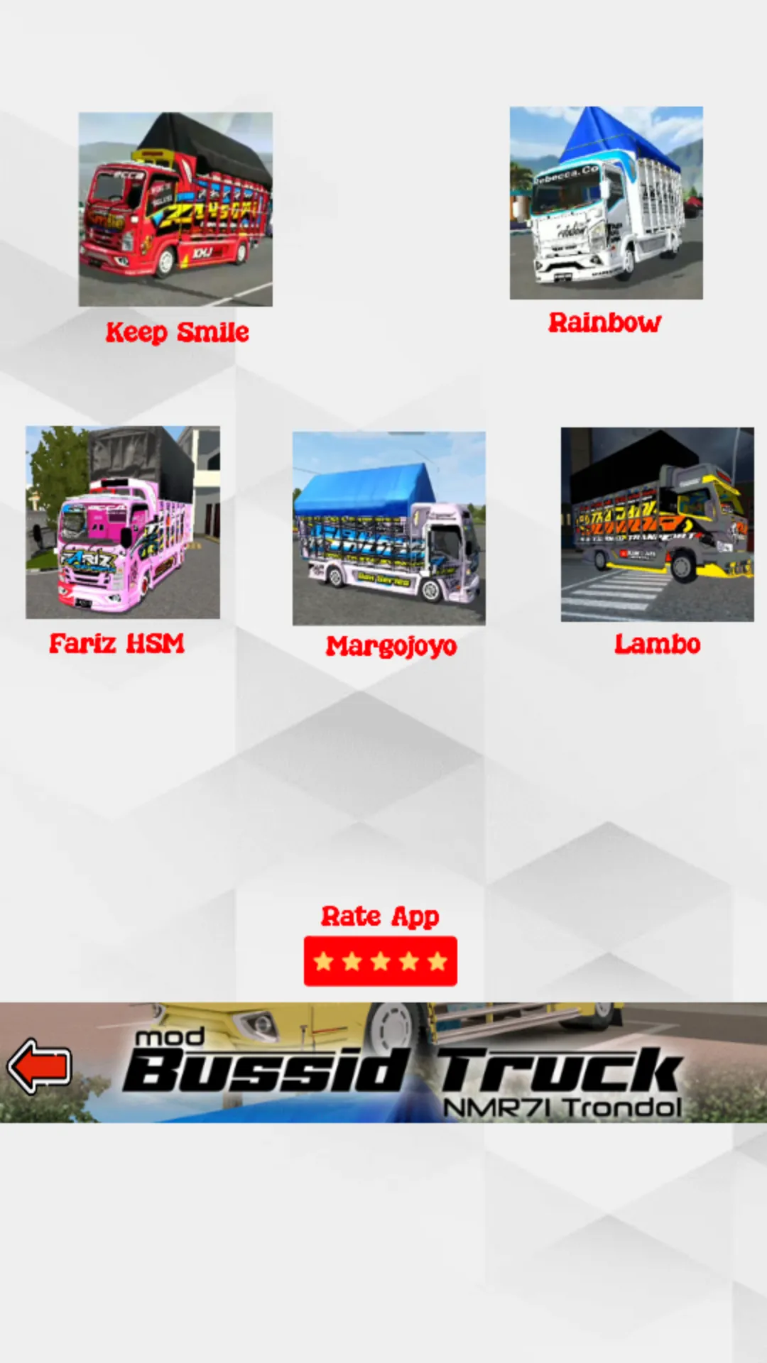 Mod Bussid Truk Nmr71 Trondol | Indus Appstore | Screenshot