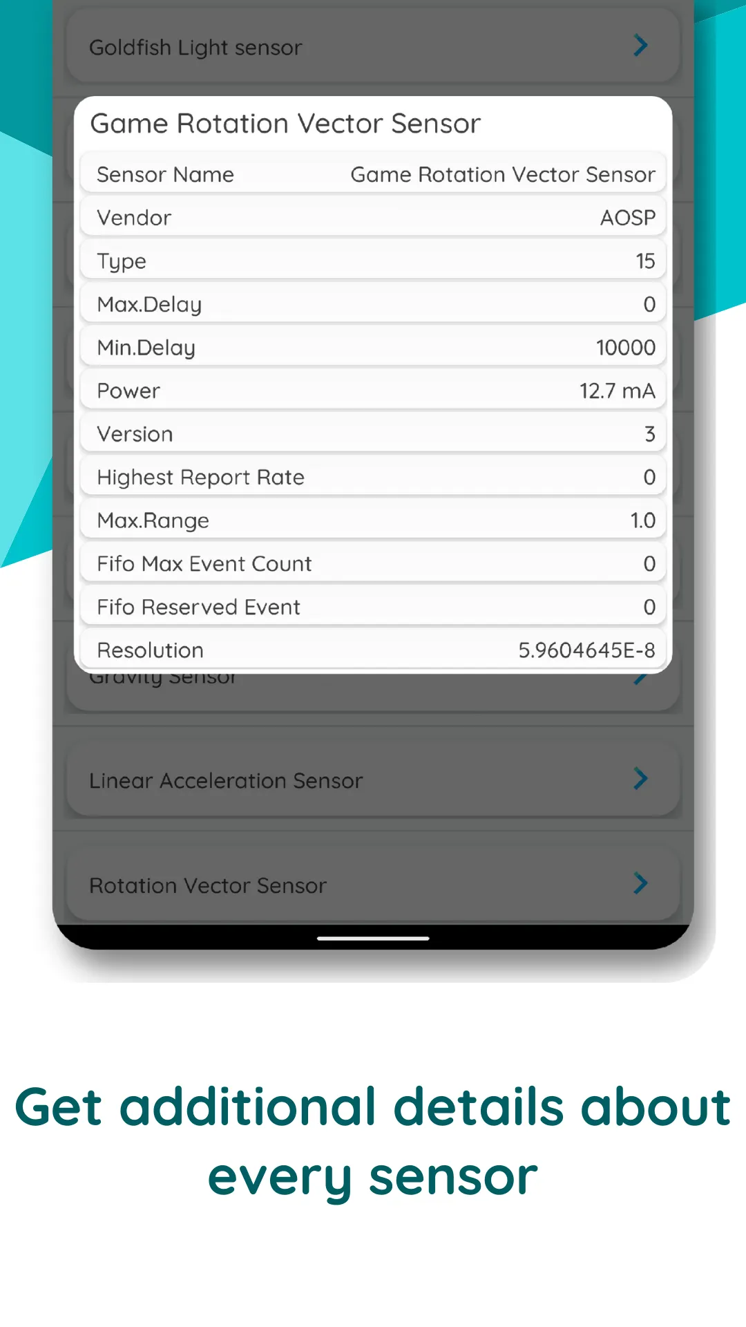 Sensor Data -Get Realtime Info | Indus Appstore | Screenshot