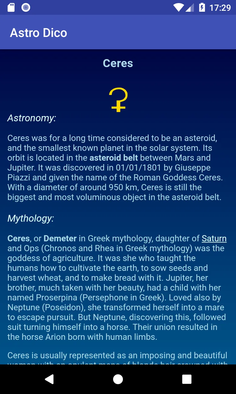 Astrology Dictionary | Indus Appstore | Screenshot