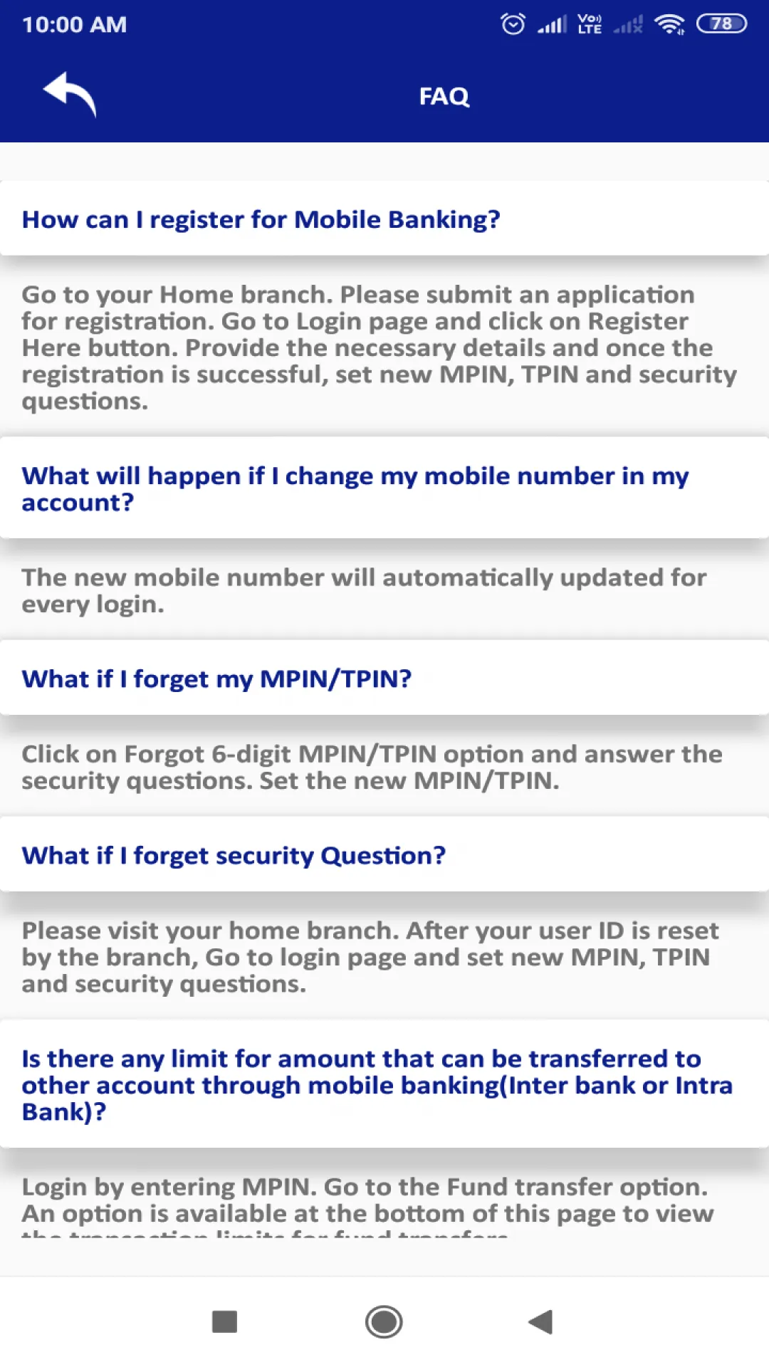 TGB Mobile Banking | Indus Appstore | Screenshot