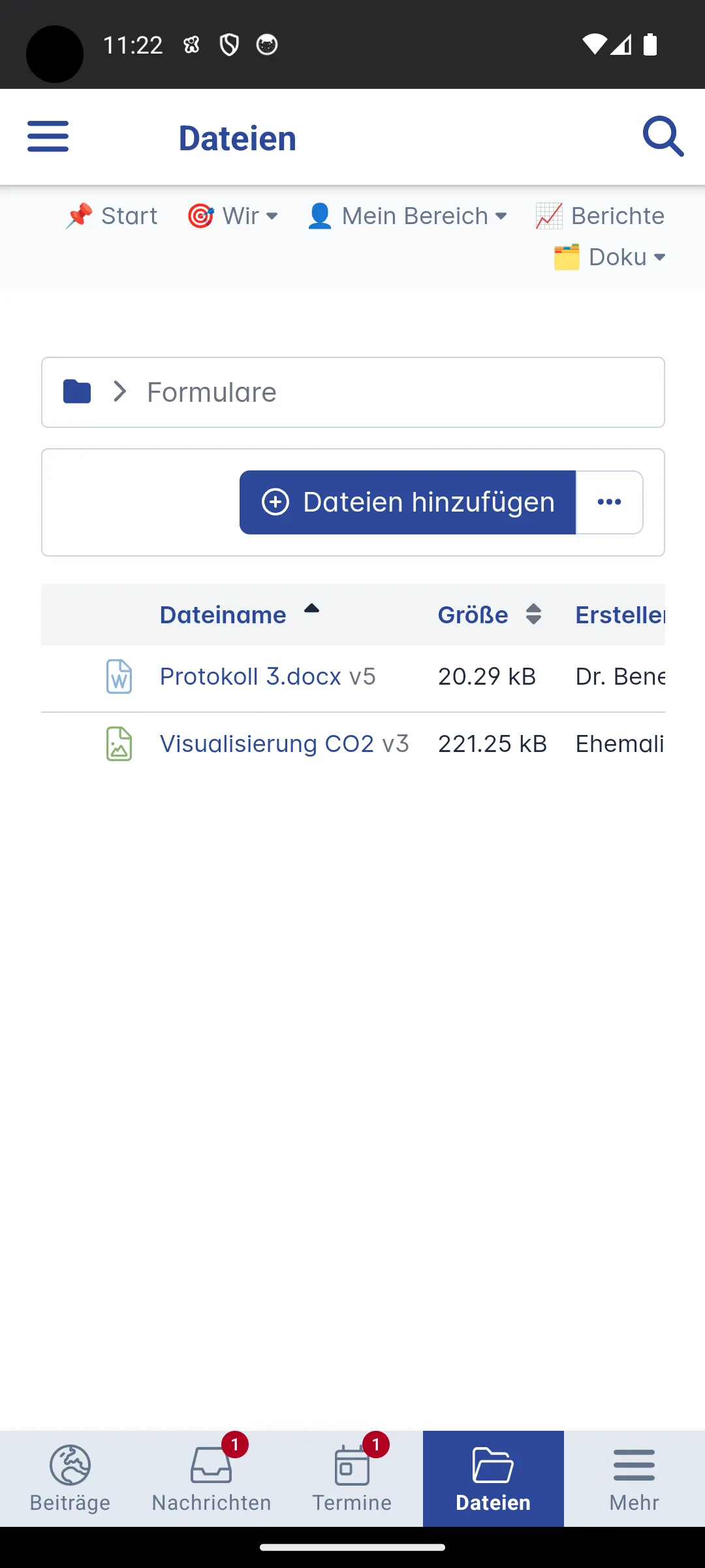 Extranet der DBC e.V | Indus Appstore | Screenshot