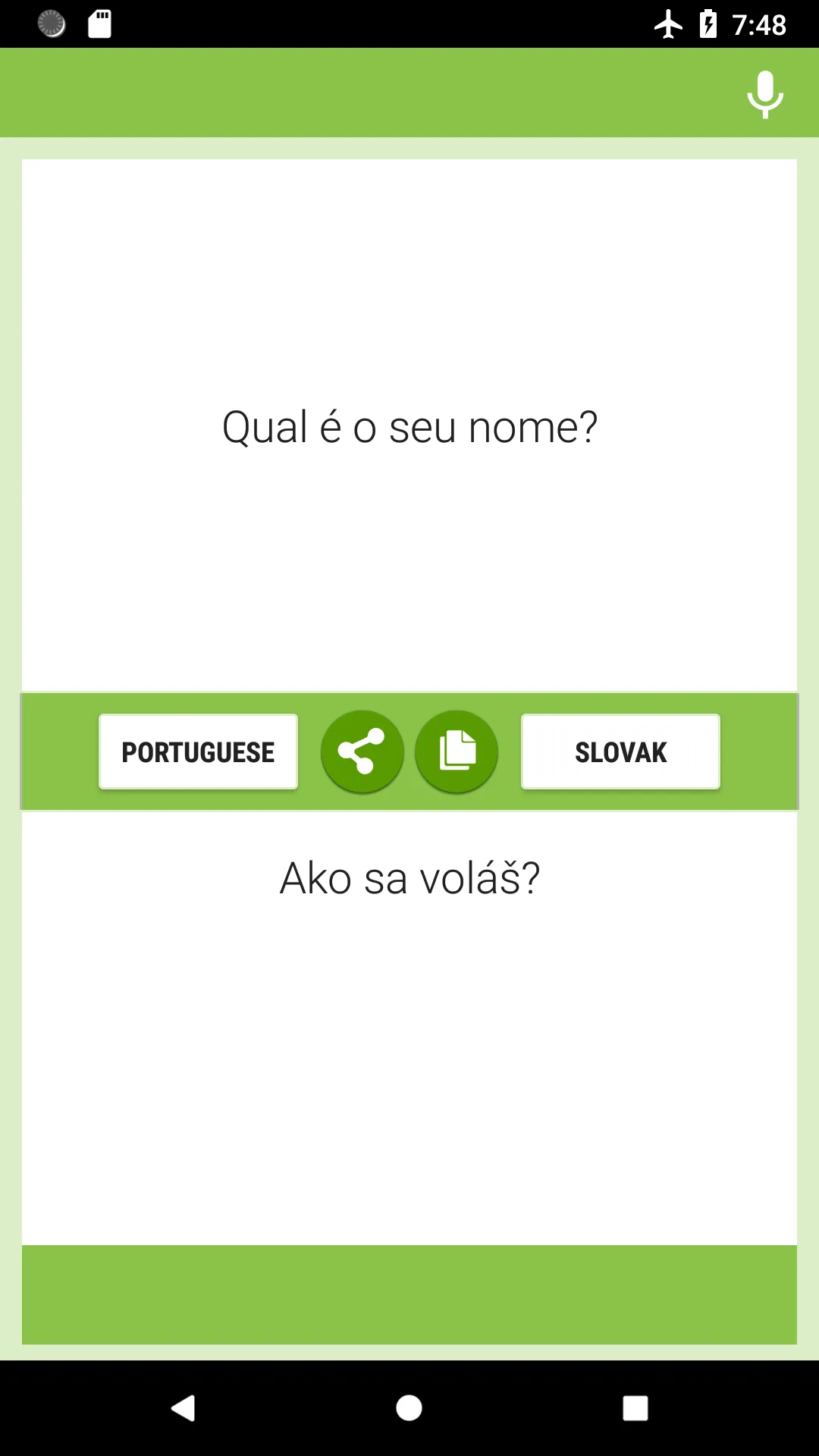 Portuguese-Slovak Translator | Indus Appstore | Screenshot