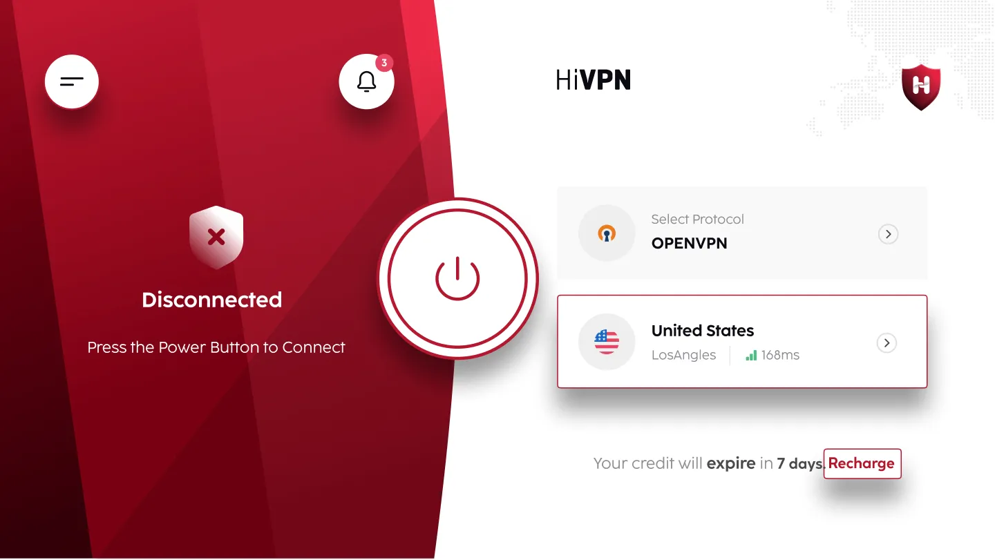 HiVPN AndroidTV | Indus Appstore | Screenshot