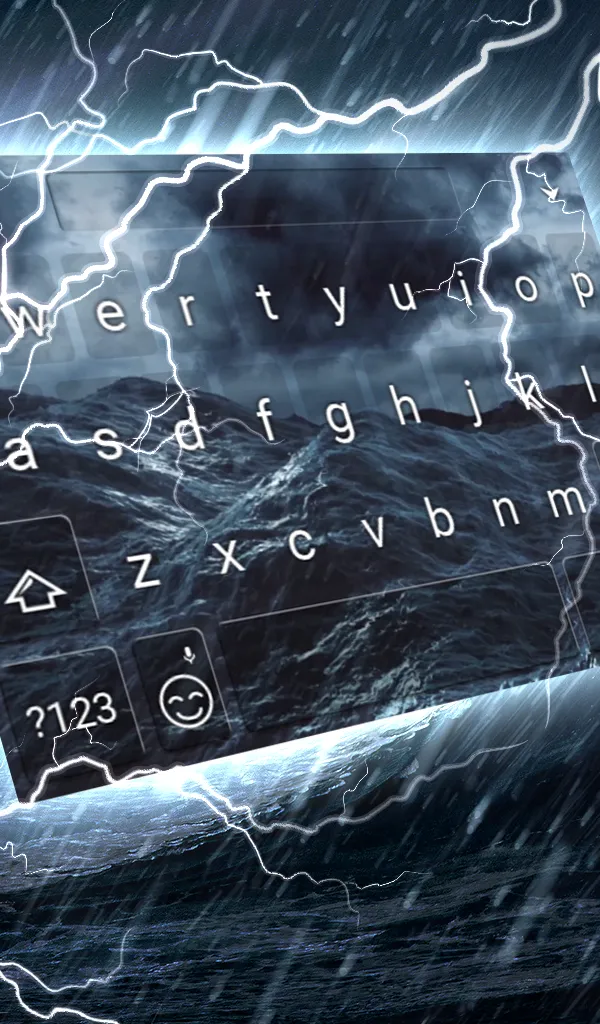 Stormy Sea Keyboard Wallpaper | Indus Appstore | Screenshot