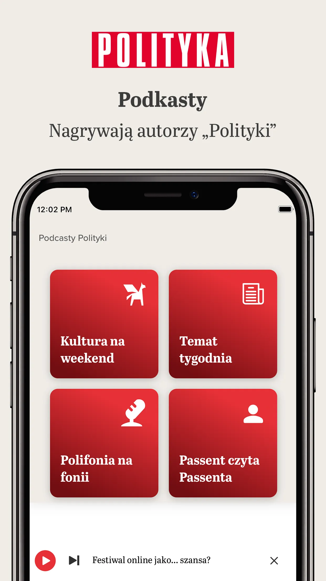 Polityka: Tygodnik News Audio | Indus Appstore | Screenshot