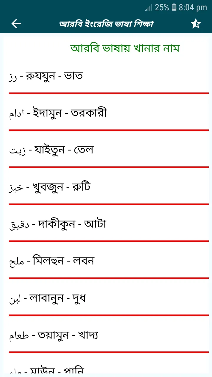 আরবি ভাষা বাংলা অনুবাদ | Indus Appstore | Screenshot