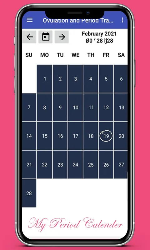 My Period Calender | Indus Appstore | Screenshot