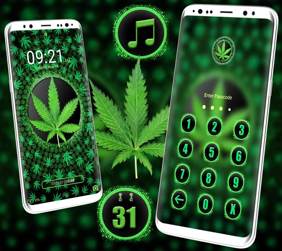 Weed Launcher Theme | Indus Appstore | Screenshot