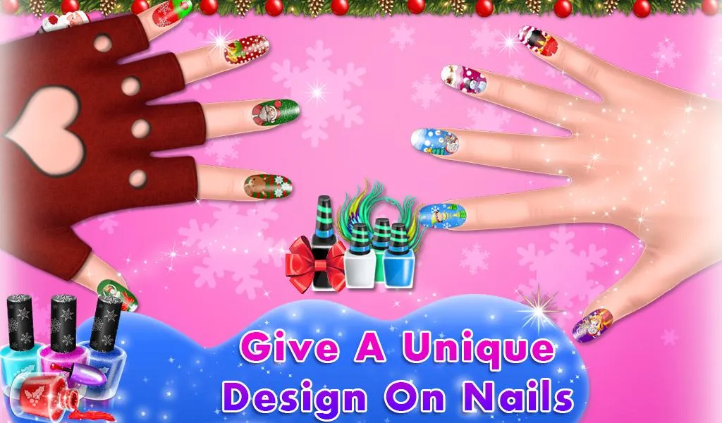 Christmas Nail Art Salon Games | Indus Appstore | Screenshot
