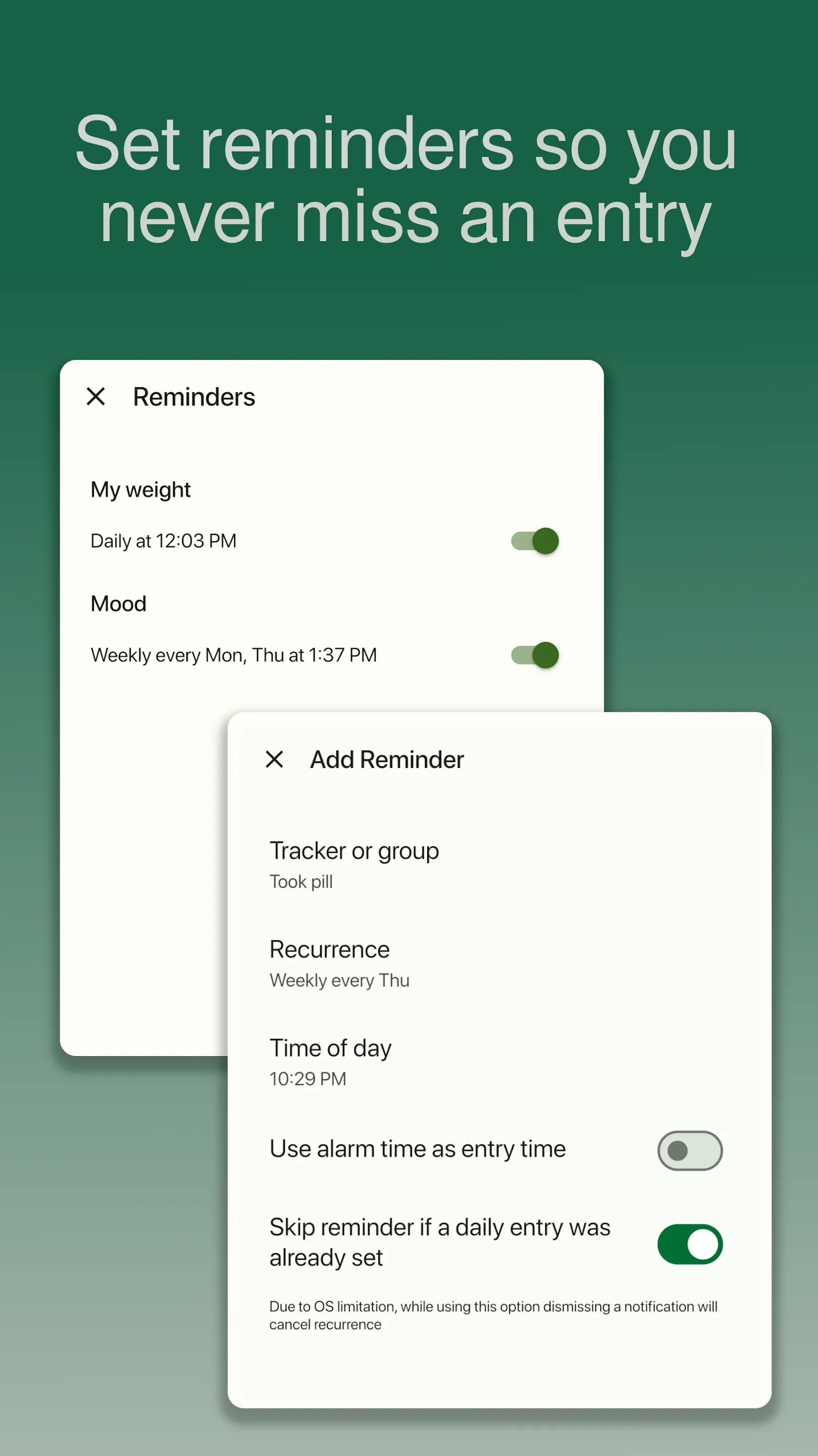 chrono.me - Lifestyle tracker | Indus Appstore | Screenshot