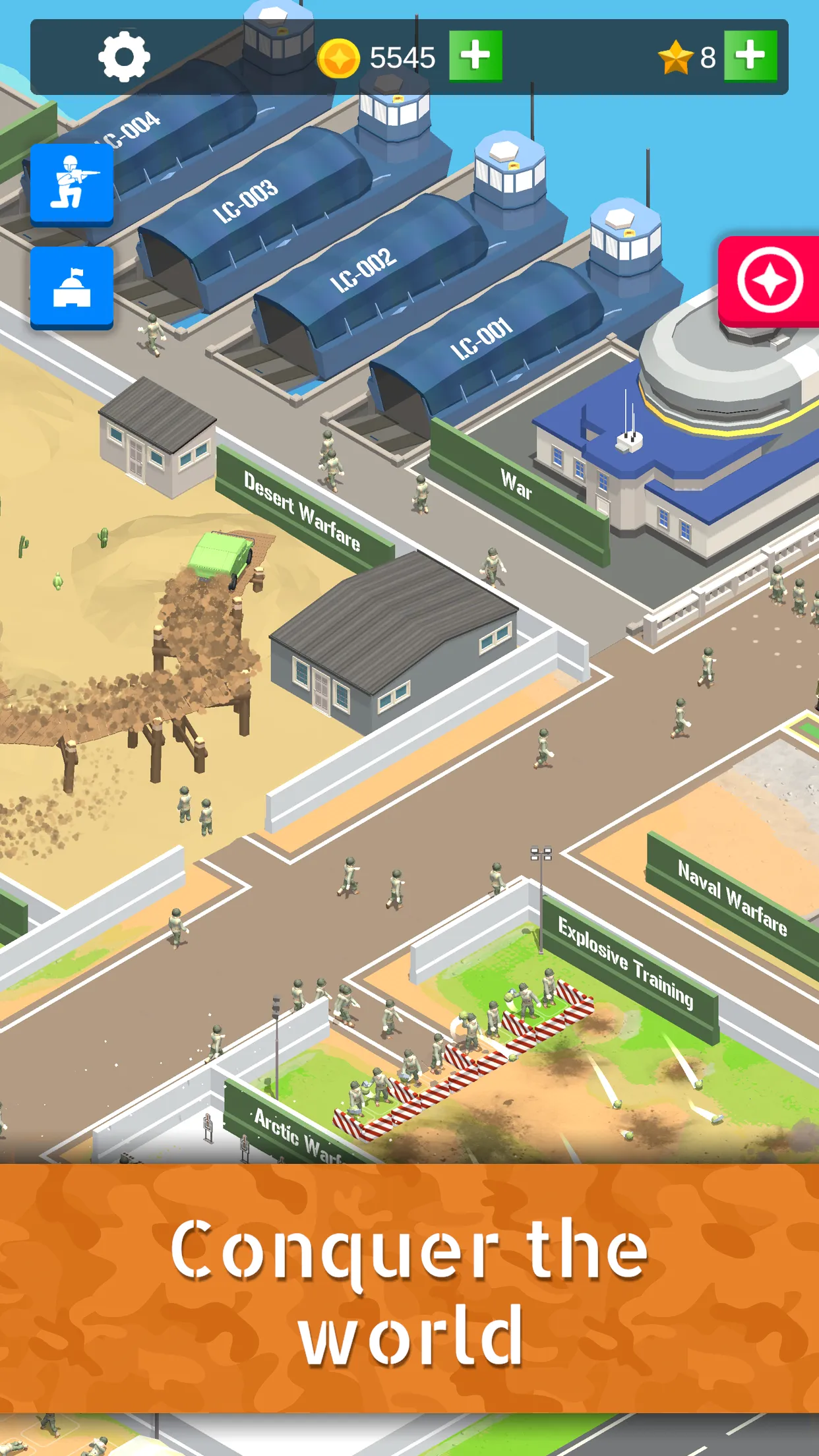 Idle Army Base: Tycoon Game | Indus Appstore | Screenshot