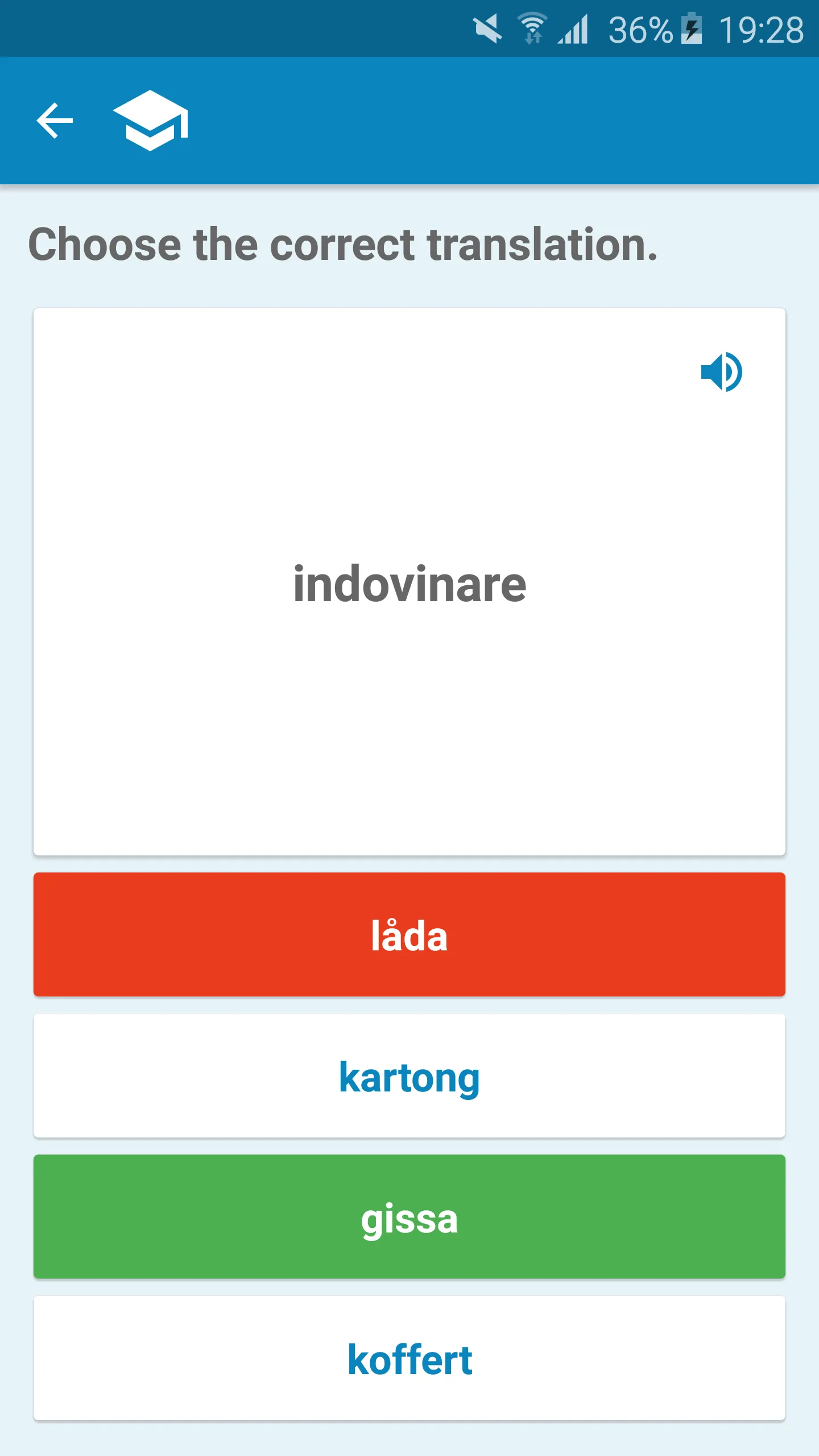 Italian-Swedish Dictionary | Indus Appstore | Screenshot