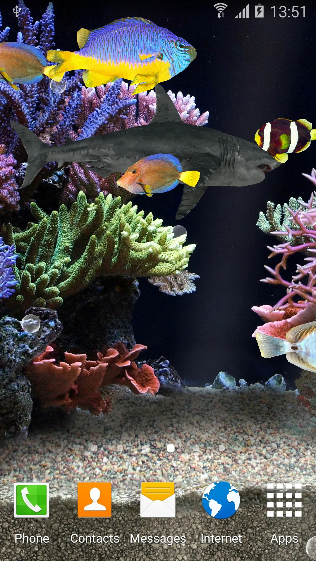 Aquarium Live Wallpaper HD | Indus Appstore | Screenshot