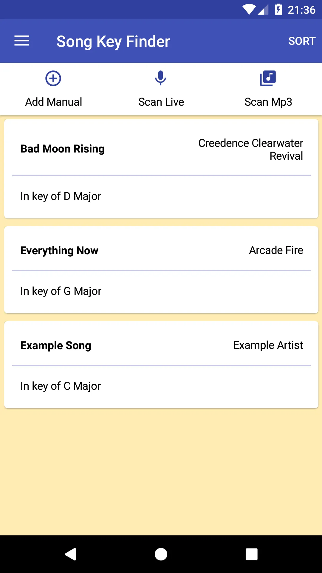 Song Key Finder | Indus Appstore | Screenshot