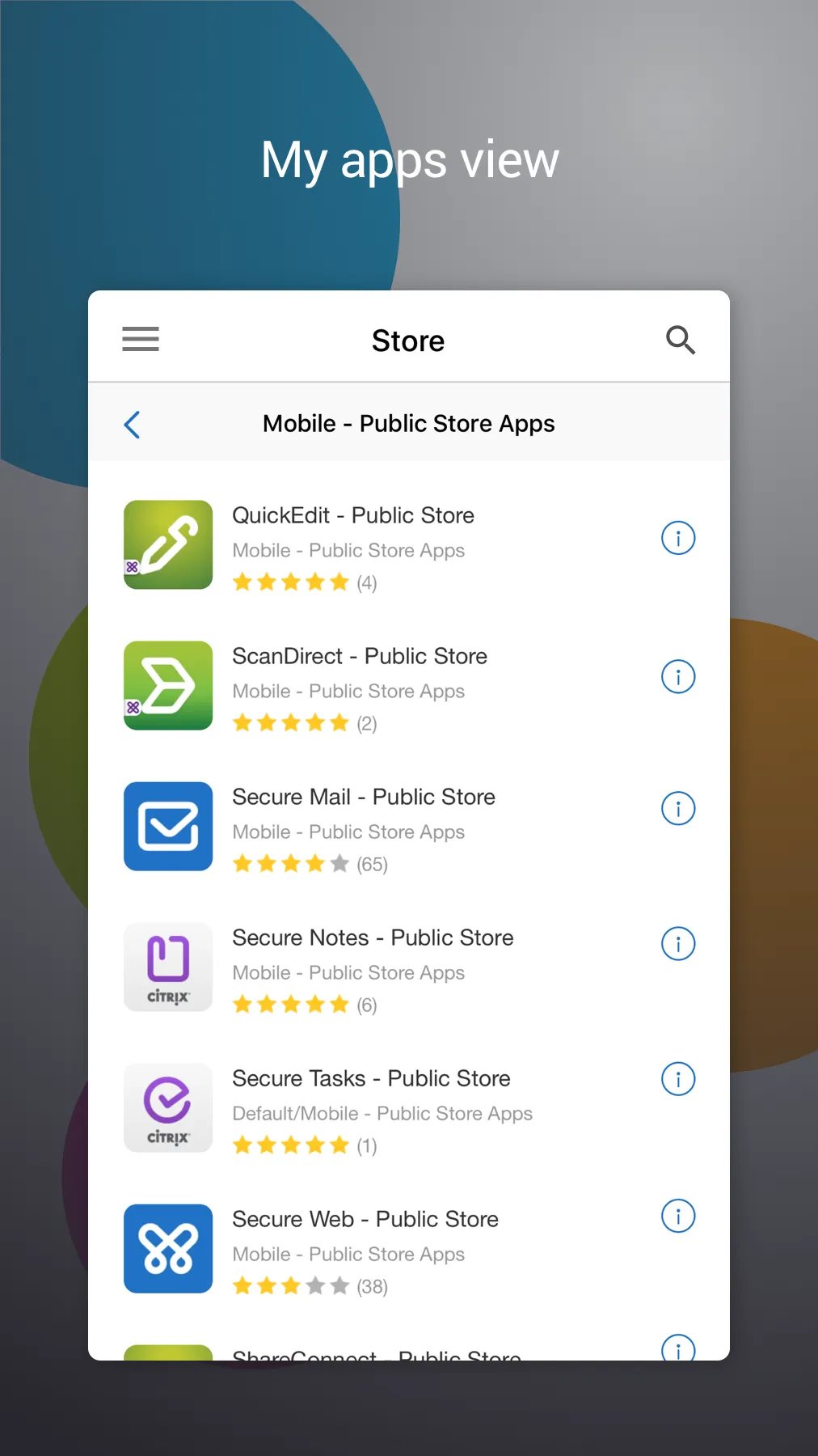 Citrix Secure Hub | Indus Appstore | Screenshot