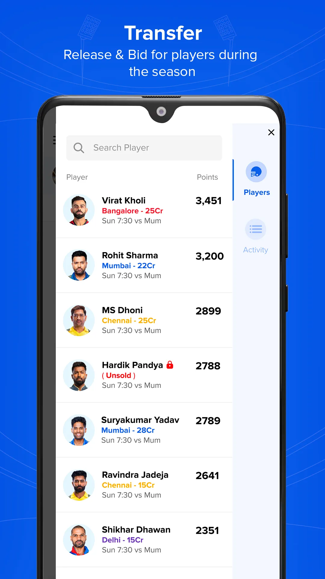 Fanspole - Cricket Auction | Indus Appstore | Screenshot