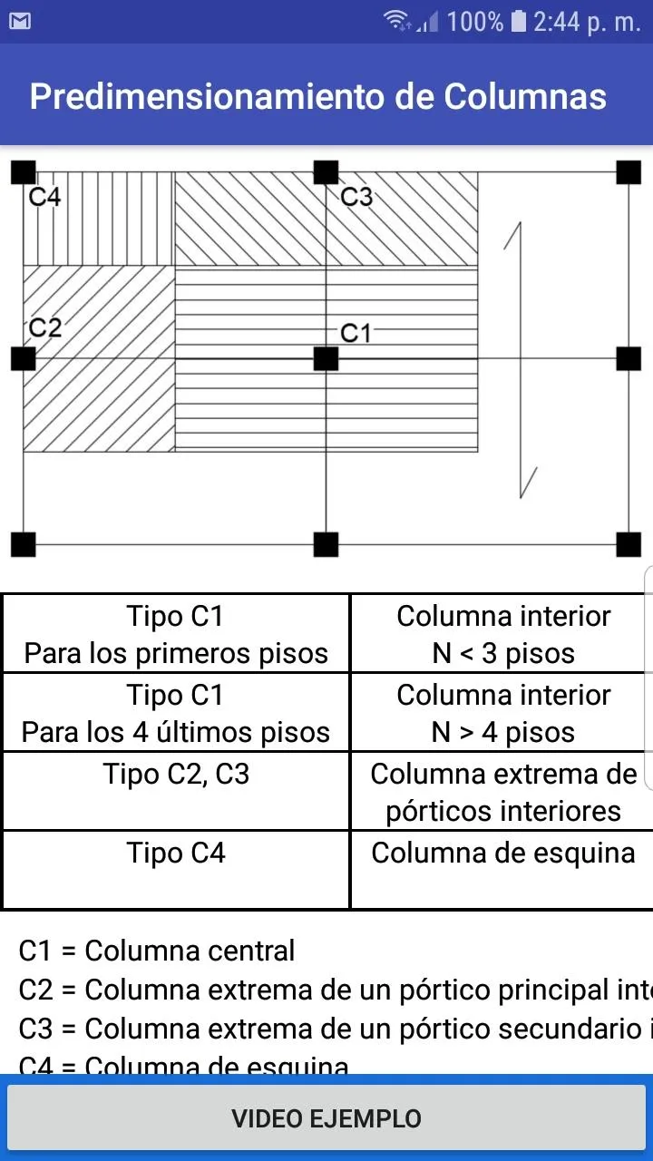 Predimensionamiento columnas | Indus Appstore | Screenshot