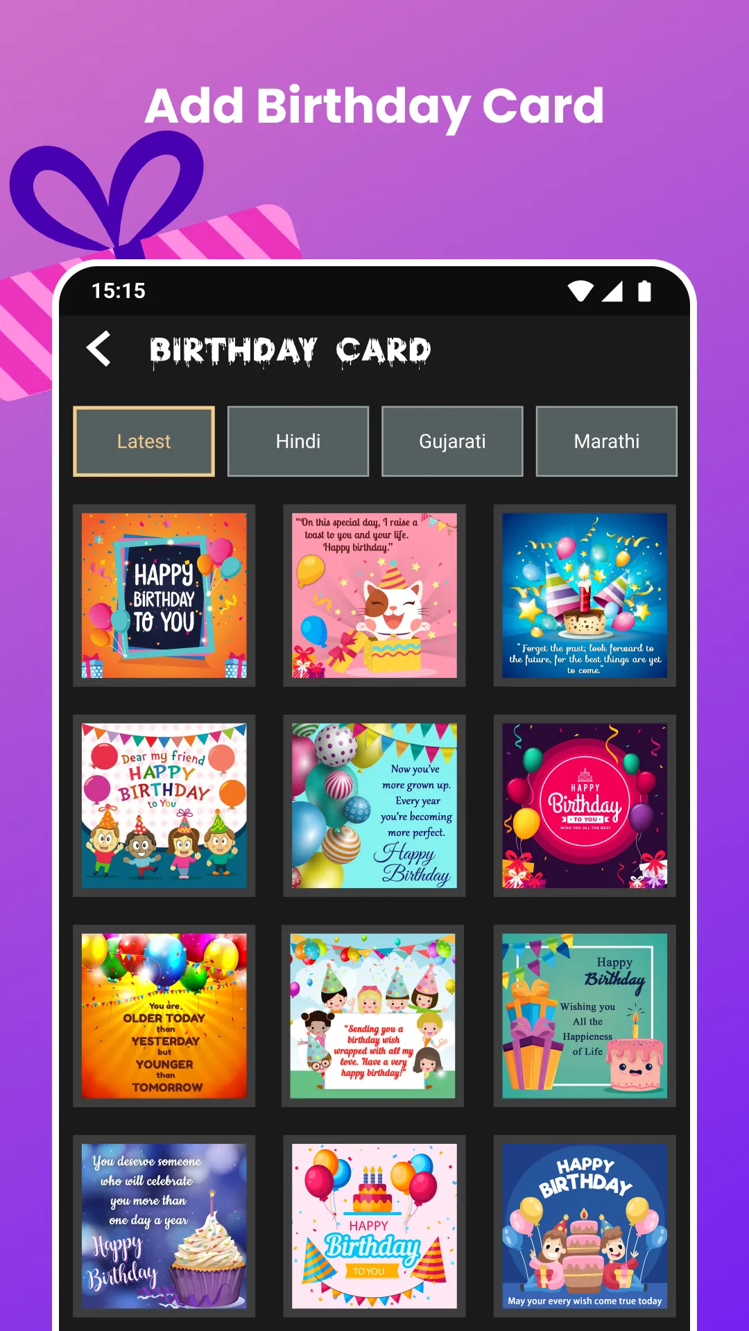 Birthday Video Maker 2025 | Indus Appstore | Screenshot