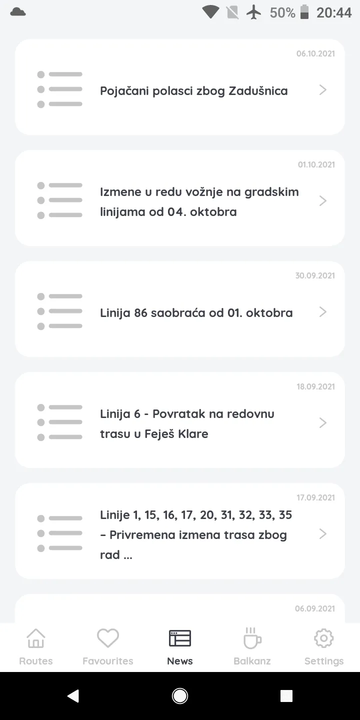 Public Transport Novi Sad | Indus Appstore | Screenshot