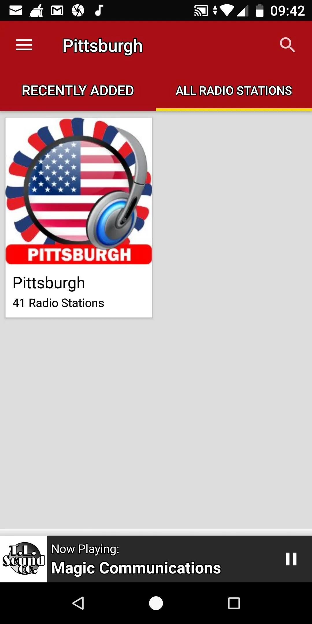 Pittsburgh Radio Stations | Indus Appstore | Screenshot